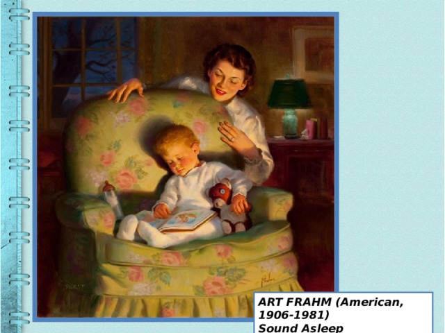 ART FRAHM (American, 1906-1981)  Sound Asleep 