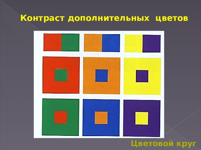 Контраст дополнительных