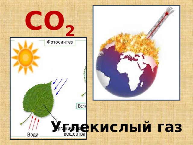 CO 2 Углекислый газ 