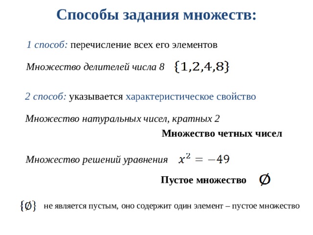 Перечислите элементы множества натуральных чисел