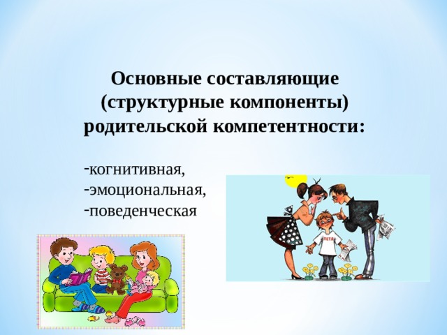 Компетентный родитель проект