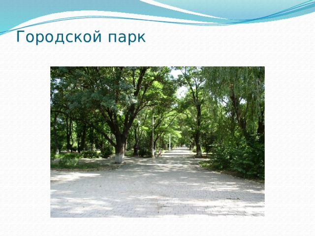 Городской парк   