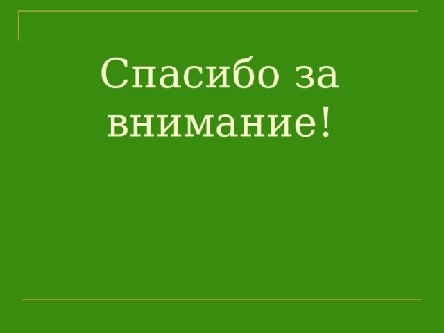  Спасибо за внимание! 