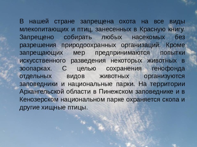 Проект животные из красной книги архангельской области Урок экологической направленности в рамках классного часа