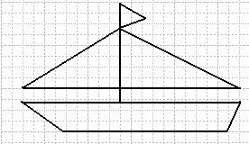 Кораблик паскаль нарисовать
