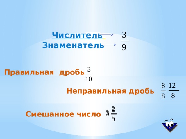 Числитель и знаменатель картинки