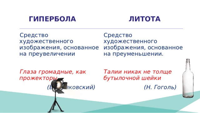 Как называется средство художественного изображения основанное на преувеличении