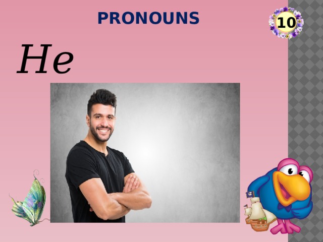 pronouns 10 He  