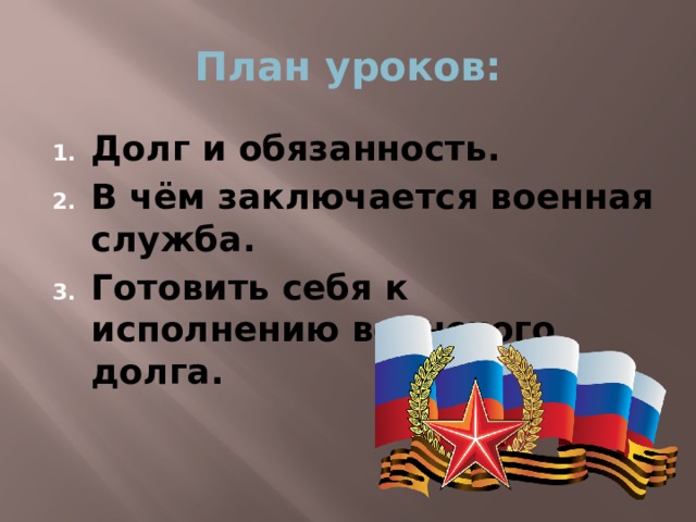 Защита отечества 7 класс обществознание конспект урока и презентация