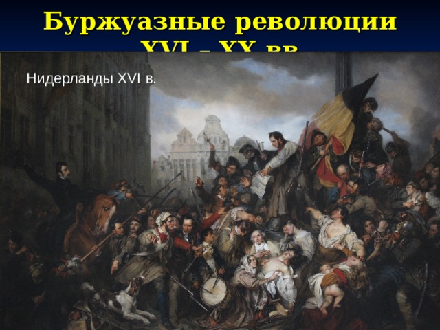 Буржуазные революции XVI – XX вв Нидерланды XVI в. Глава 1. Принципы экономики 