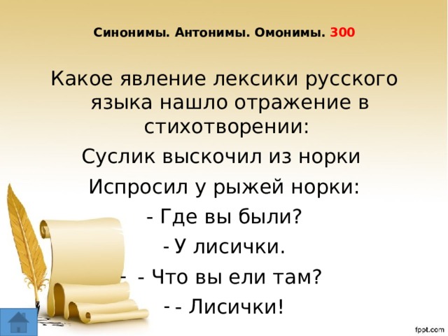 Что такое синонимы антонимы омонимы