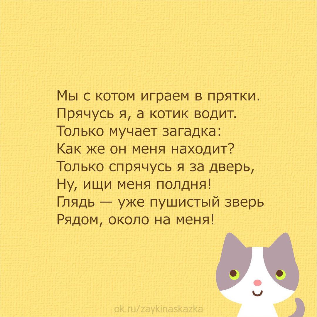 Стих кот читать. Стих про кота. Стишки про котика. Стихотворениемпро кошку.