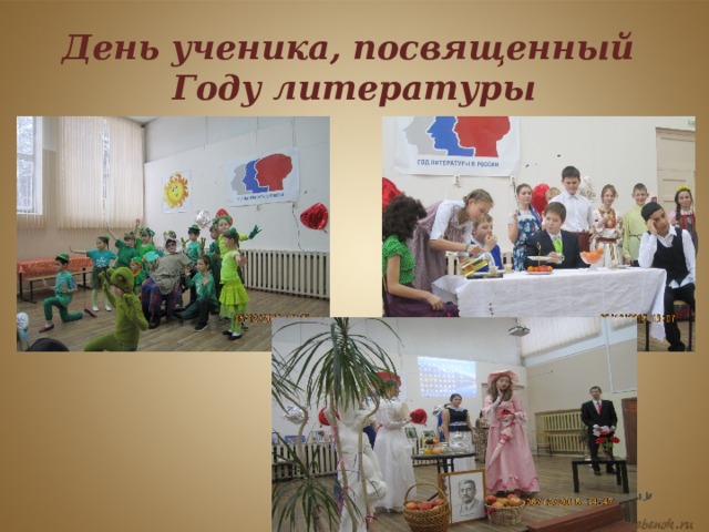 День ученика, посвященный  Году литературы 