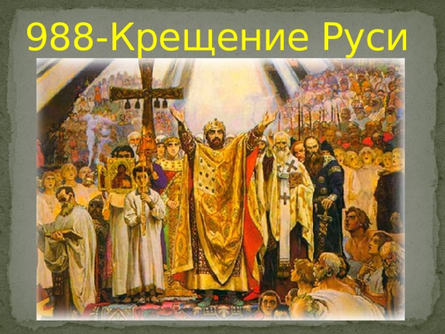 988-Крещение Руси 
