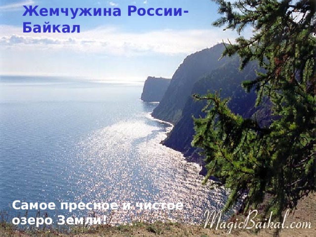 Жемчужина России- Байкал Самое пресное и чистое озеро Земли! 