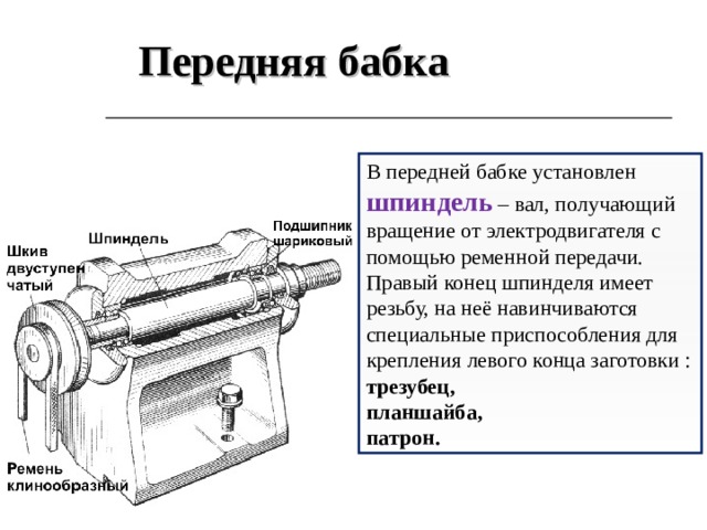 Устройство токарного станка для точения древесины