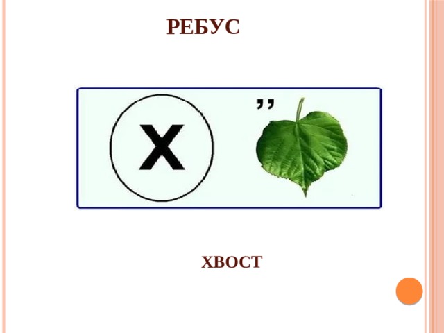 РЕБУС ХВОСТ 