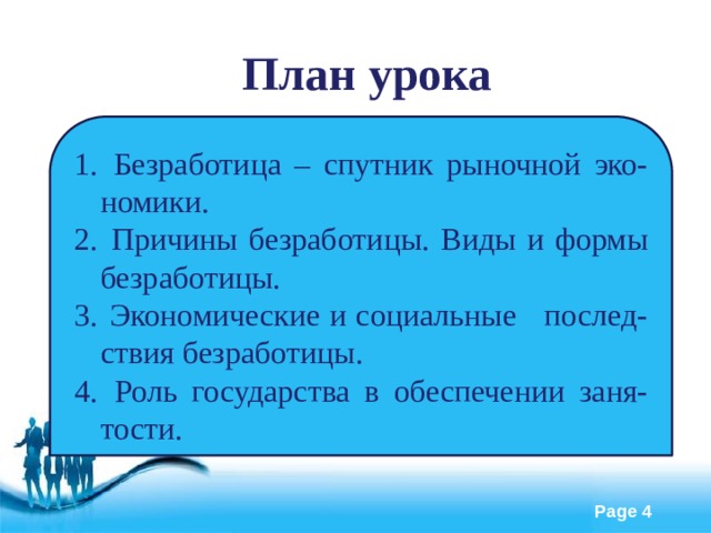 План урока