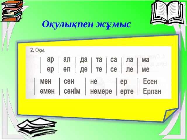 Сен не істейсің 1 сынып презентация