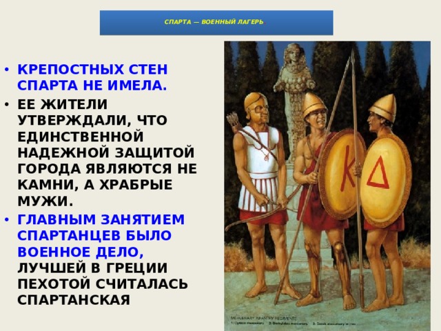 Древняя спарта презентация 5 класс презентация