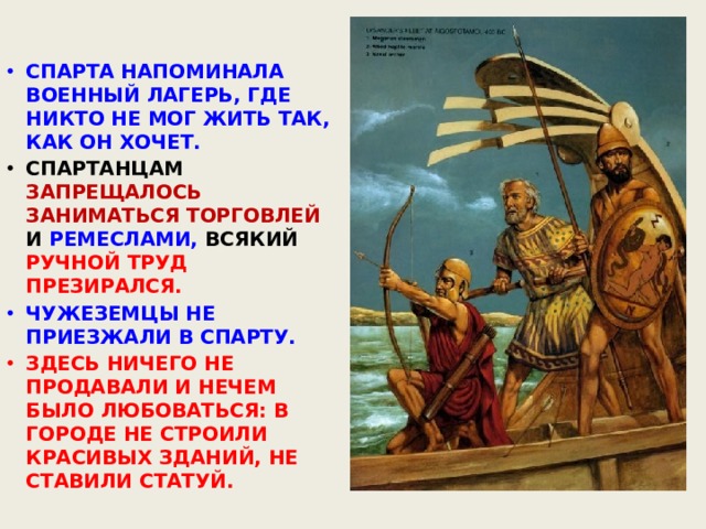 Древняя спарта презентация 5 класс фгос