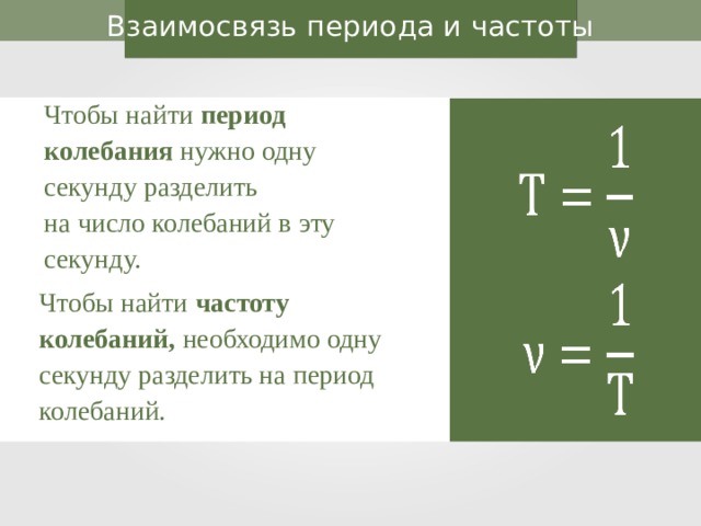 Вычислить период колебания маятника длины