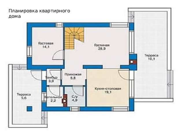 Планировка квартирного дома 