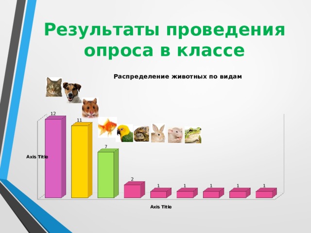 Результаты проведения опроса в классе   