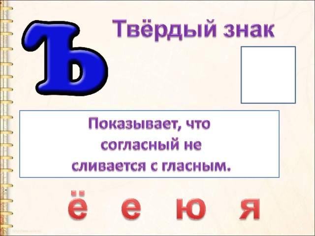 Разделительный твердый знак для дошкольников презентация
