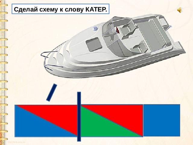 Схема слова шлюпка 1 класс