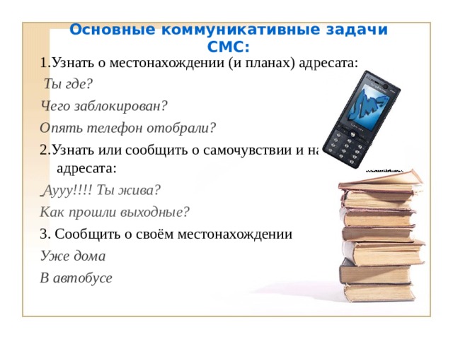 Особенности языка СМС сообщений | Образовательная социальная сеть