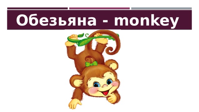 Обезьяна - monkey 