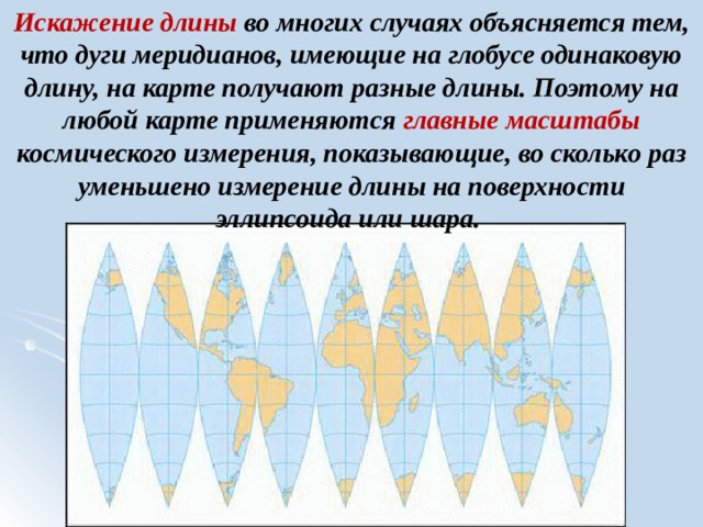 Виды искажений. Искажения на картах. Искажения на географических картах. Искажение длин. Виды искажений на карте.