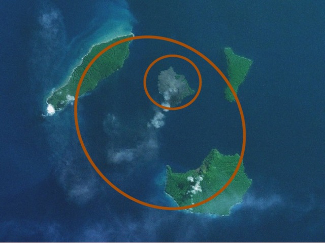    Вулкан КРАКАТАУ  1883 в Малайском архипелаге, между островами Суматра и Ява 