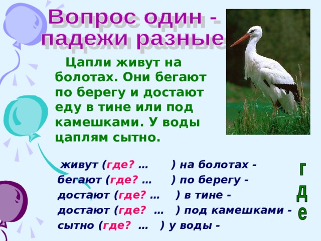 Определить падеж по болоту на ветках. Цапля живет на болоте. В болоте падеж. Падеж слова болоте. Какой падеж у имени существительного болото.