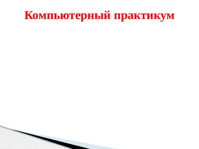 Компьютерный практикум