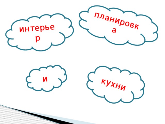 планировка интерьер и кухни