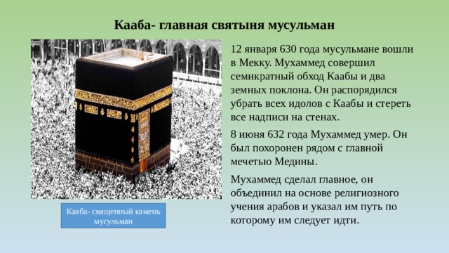 Презентация про каабу