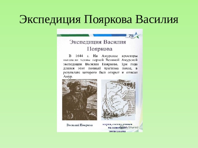 Экспедиция Пояркова Василия 