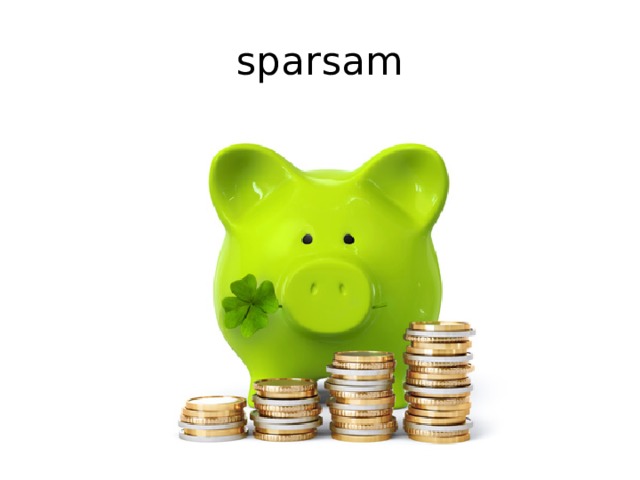 sparsam 