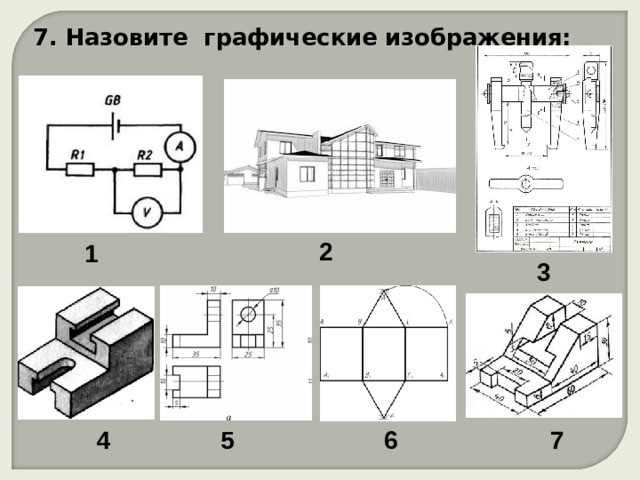 Перечислите графические изображения