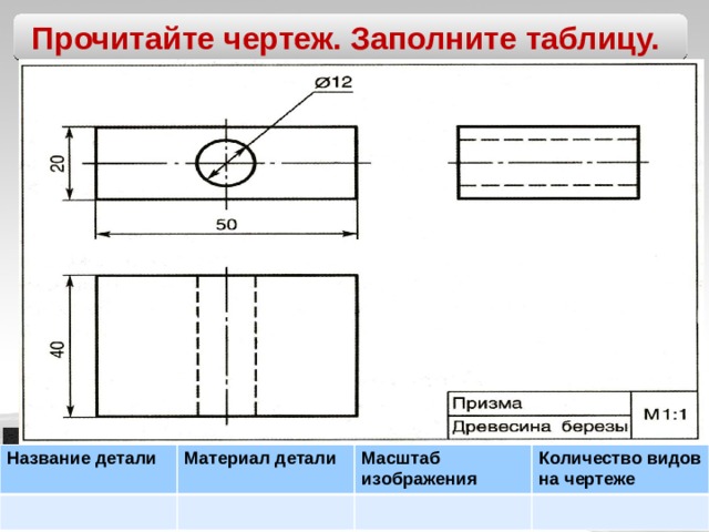 Что значит прочесть чертеж