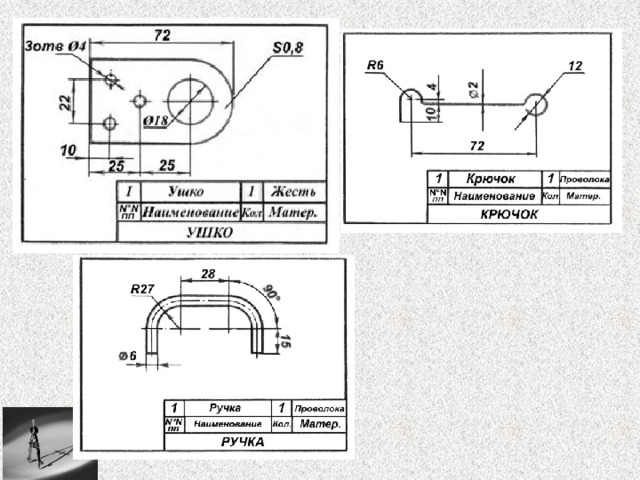 Графическое изображение деталей из металла 5 класс технология