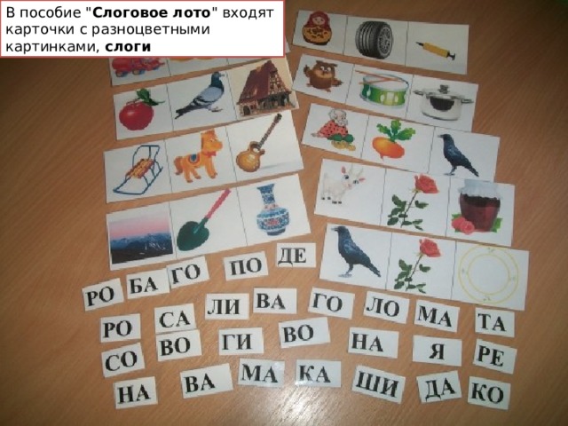 Слова из картинок игра