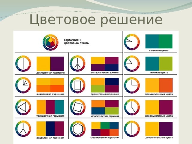 Цветовое решение 