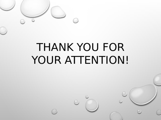 Thank you for your attention! 