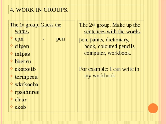 Groups use. Portfolio work in Groups use the information on this Page.