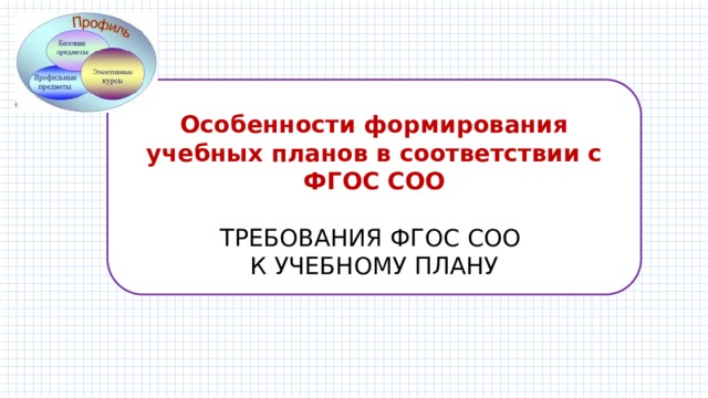 Требования фгос соо к учебному плану