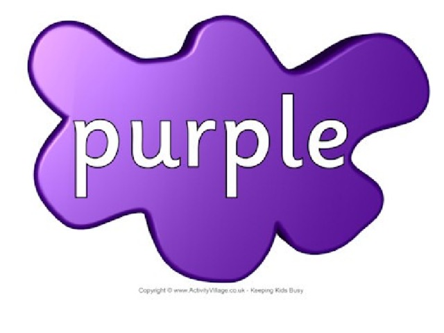 Слово purple