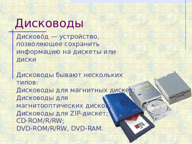 Можно ли устройство. Дисководы бывают. Типы дисководов для компьютера. Магнитооптические устройства (дисководы). Дисковод это устройство для.